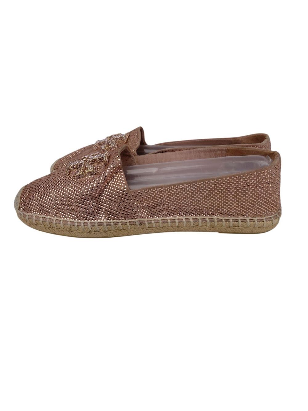 Tory Burch Sparkle Blush Pink Espadrille Size 9 Women's Shoes